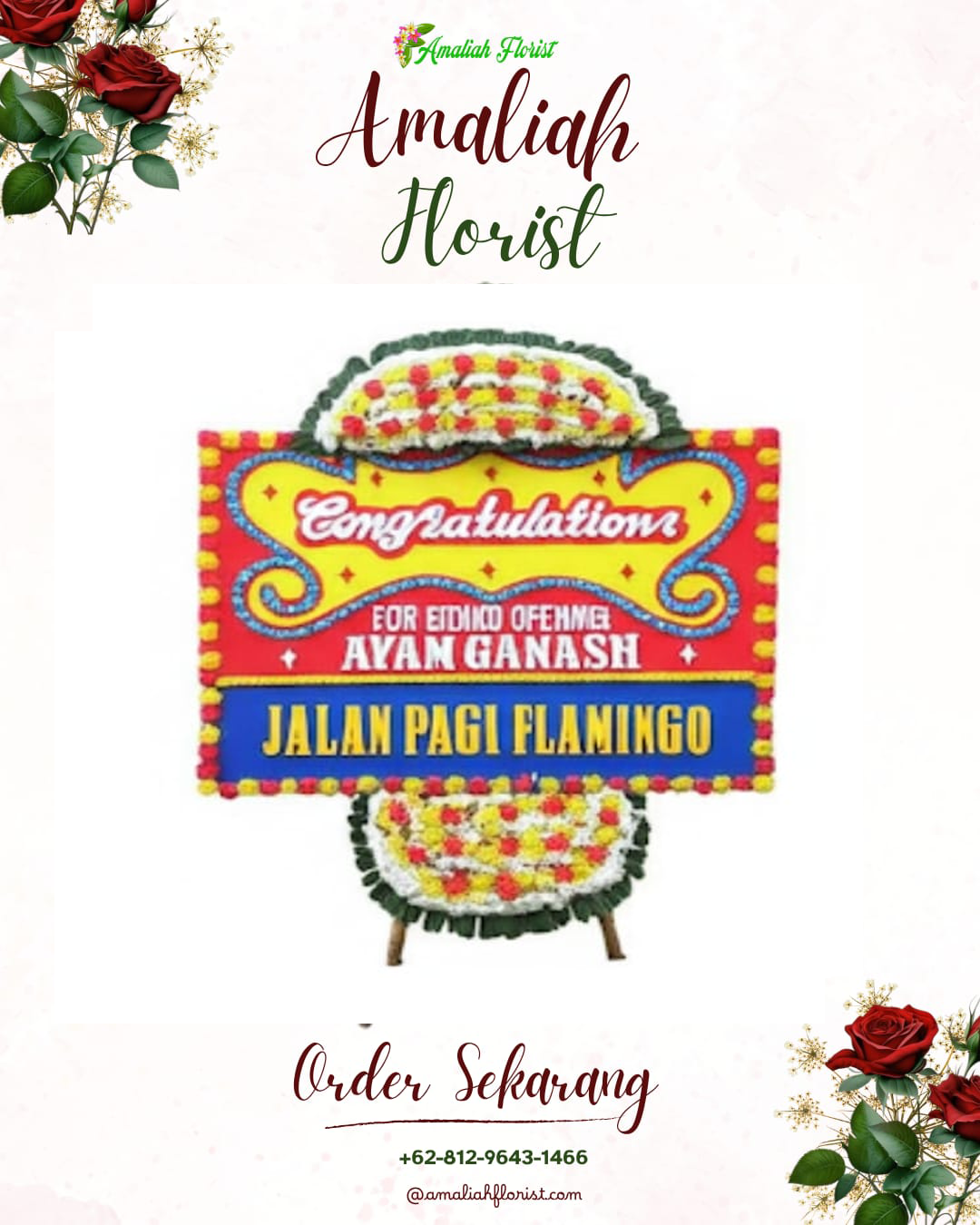 Sewa Papan Bunga Sigi